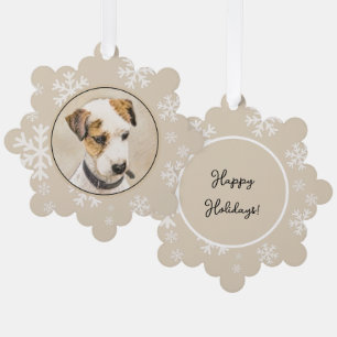 Carte Décorative Peinture de Terrier Parson Jack Russell - Art Cani