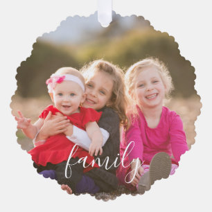 Carte Décorative Photo de famille