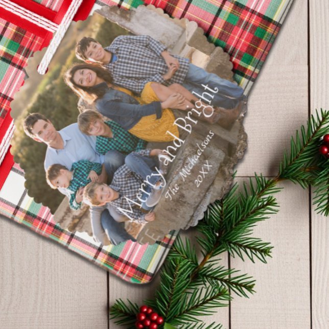 Carte Décorative Photo de famille joyeux et lumineux (Créateur téléchargé)
