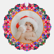 Photo personnalisé Joyeux Noël Moderne Coloré