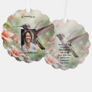 Carte Décorative Photo souvenir commémoratif Colibri