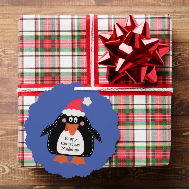 Carte Décorative Pingouin de Noël personnalisé (Insitu (Cadeau))