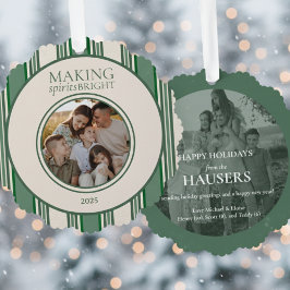 Carte Décorative Rendre les esprits brillants deux bandes de photos