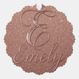 Carte Décorative Rose personnalisé Parties scintillant Gold Design 
