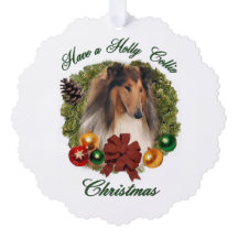 Rough Collie Cadeaux de Noël