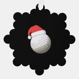 Carte Décorative Santa Hat Christmas Golf