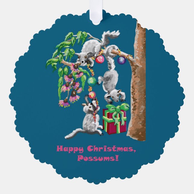 Carte Décorative Sommes de Noël heureuses (Recto)