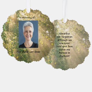 Carte Décorative Souvenir Mémorial Sunshine Forêt Dorée
