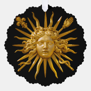 Carte Décorative Symbole de Louis XIV le Roi Soleil