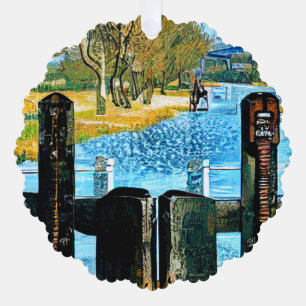 CARTE DÉCORATIVE VERROUILLAGE DE BATEAU