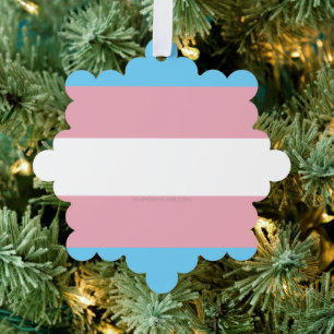 Carte Décorative Visibilité du drapeau de fierté transgenre de Slip
