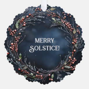 Carte Décorative Yule