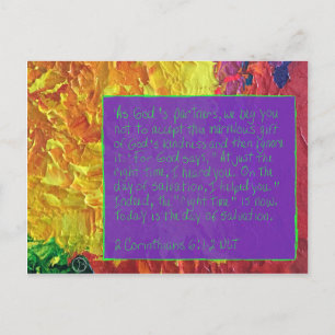 Carte d'écriture 2 Corinthiens 6:1-2