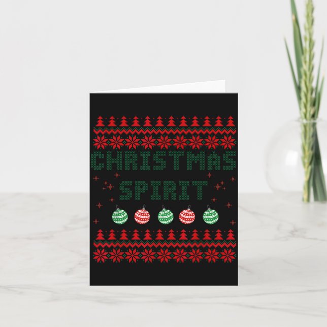 Carte Deep In The Christmas Srit Matching Couples Ugly  (Devant)