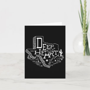 Carte Deep In The Heart Of Texas - Red Dirt Dancing - Le