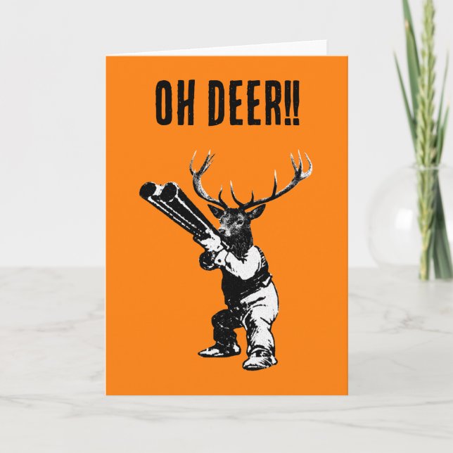 Carte Deer Hunter Oh Deer (Devant)