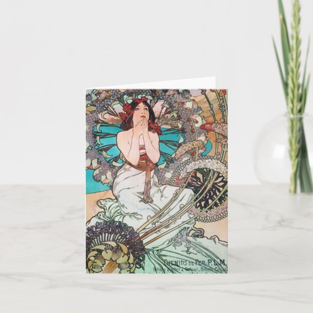 Carte Déesse Art Nouveau (Devant)