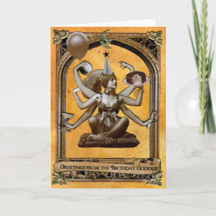 Carte Déesse d'anniversaire