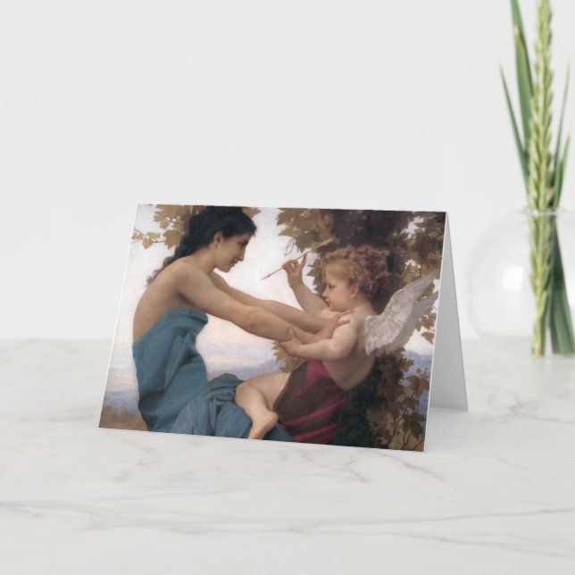 Carte Défendre un coeur contre Eros Bougereau (Devant)