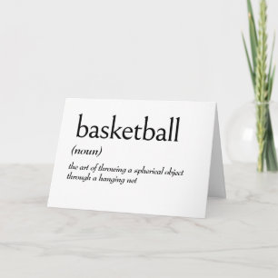 Carte Définition De Dictionnaire Pour BASKETBALL