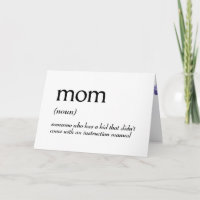 Définition de dictionnaire pour MOM
