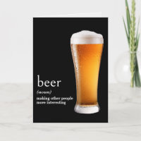 Définition de la bière pour l'anniversaire du dict