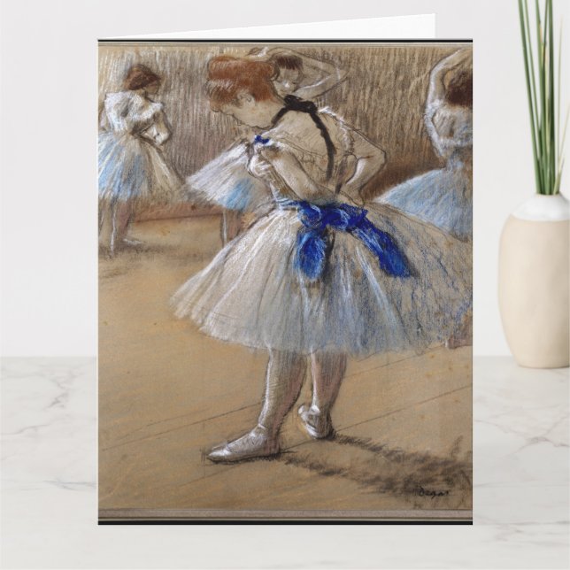 Carte Degas Étude d'un danseur (Devant)