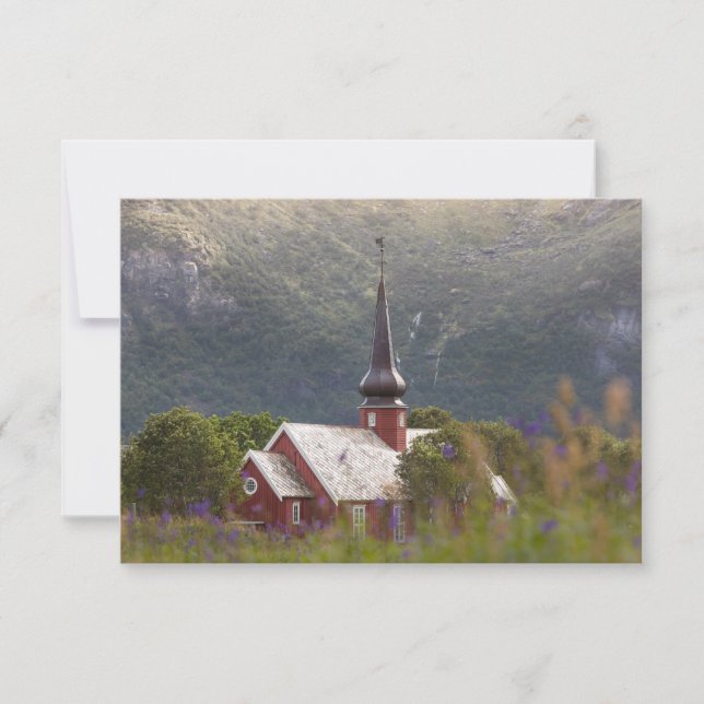 Carte d'église Lofoten Islands (Devant)