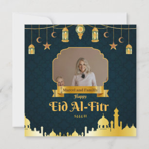 Carte d'Eid El-fitr, Bénédictions avec notre Eid M