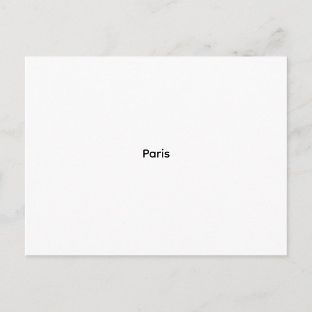 Carte d'Einladung de mariage élégante et personna Postkarte (Vorderseite)