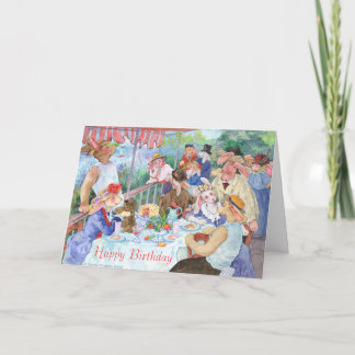 Carte Déjeuner du Bunny Party