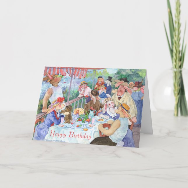 Carte Déjeuner du Bunny Party (Devant)