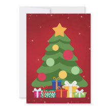 Carte d'élégance de Noël contemporaine