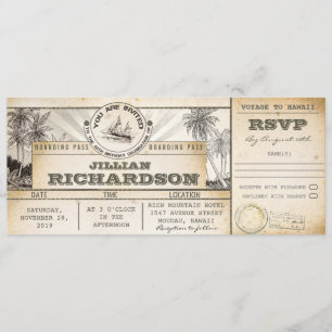carte d'embarquement 40e anniversaire - invitation