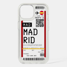 Carte d'embarquement à Madrid (MAD) Nom personnali
