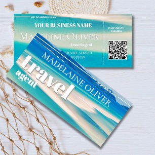 Carte d'embarquement Agent de voyage Ocean Busines