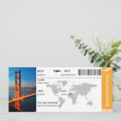 Carte d'embarquement billets d'avion personnalisab