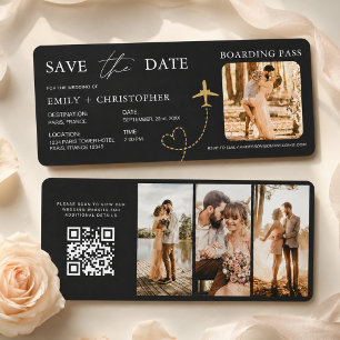Carte d'embarquement Code QR pour Sauvegarder la D