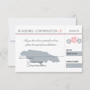 Carte d'embarquement de RSVP VERS la JAMAÏQUE