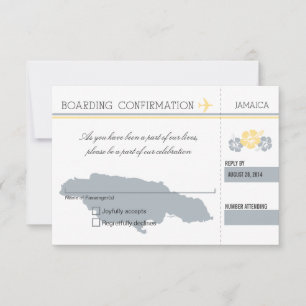 Carte d'embarquement de RSVP VERS la JAMAÏQUE