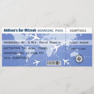 Carte d'embarquement Placecard