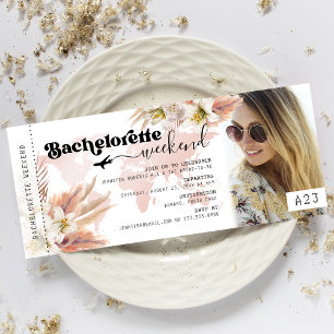 Carte d'embarquement pour le week-end de fête de B