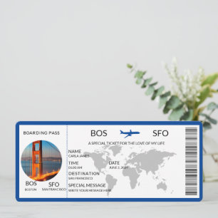 Carte d'embarquement Scratch Surprise Voyage de va