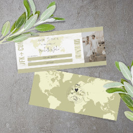 Carte d'embarquement simple et moderne Destination