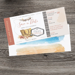 Carte d'embarquement Surprise Destination Annivers