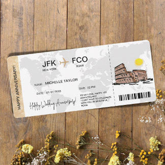 Carte d'embarquement Surprise Voyage Ticket Destin