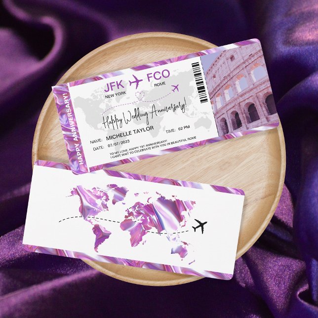 Carte d'embarquement Surprise Voyage Ticket Destin (Créateur téléchargé)