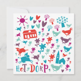 Carte déménager "village"