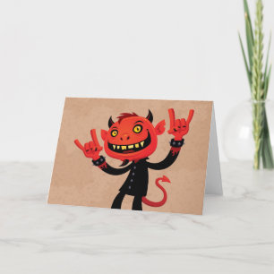 Carte Démon métallique lourd