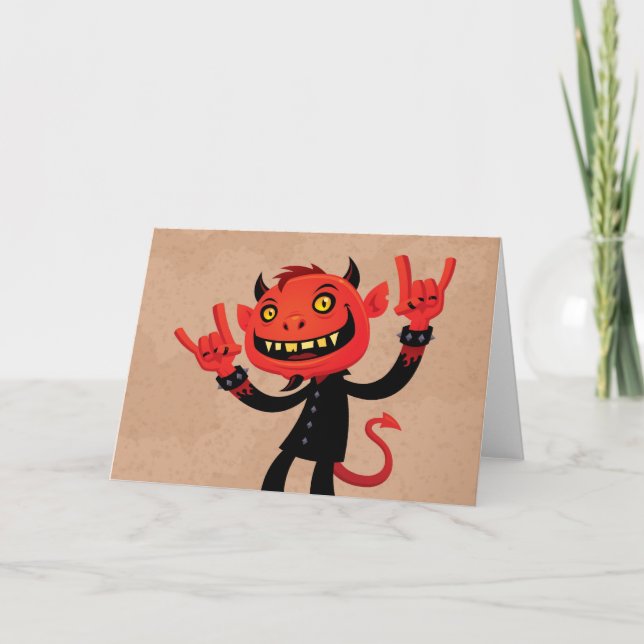 Carte Démon métallique lourd (Devant)